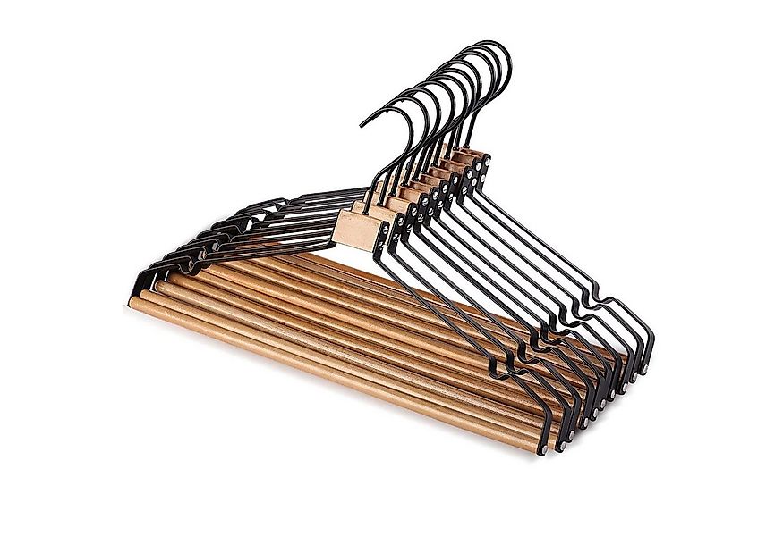 House Day Kleiderbügel aus Holz und Metall, rutschfest, (10-tlg), mit Einke günstig online kaufen