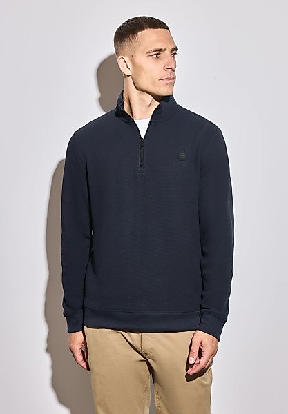 STREET ONE MEN Sweatshirt, aus reiner Baumwolle günstig online kaufen
