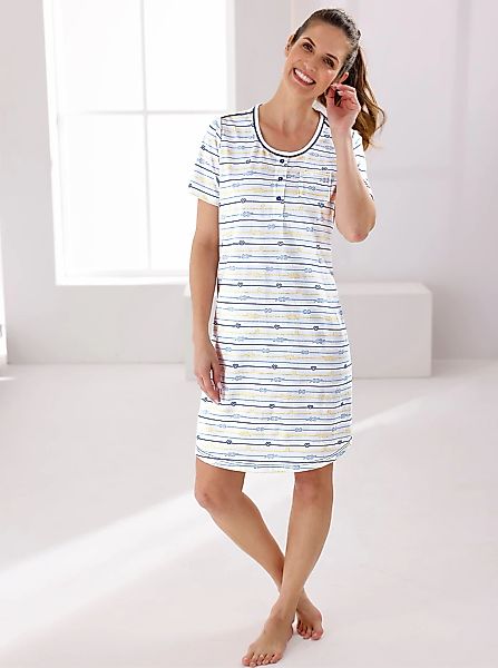 wäschepur Sleepshirt "Sleepshirt" Brusttasche günstig online kaufen