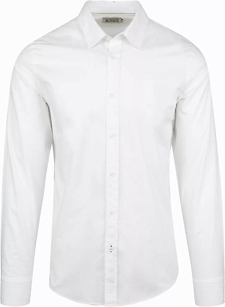 Scotch and Soda Slim-Fit Hemd Weiß - Größe XXL günstig online kaufen