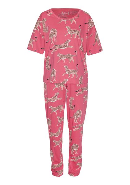 Vivance Dreams Pyjama 2 Stk. tlg., mt Animal Alloverprint günstig online kaufen