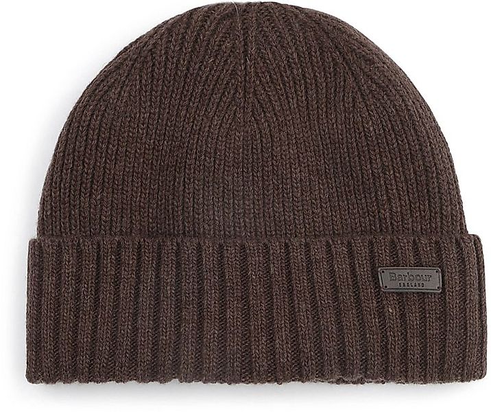 Barbour Beanie Carlton Wolle Braun - günstig online kaufen