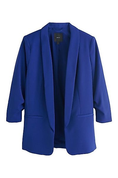 Next Jackenblazer Blazer mit gerafften Ärmeln im Relaxed Fit (1-tlg) günstig online kaufen