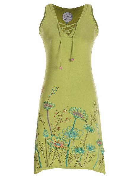 Vishes Tunikakleid Armloses Damen Longshirt-Kleid Mini-Kleid günstig online kaufen