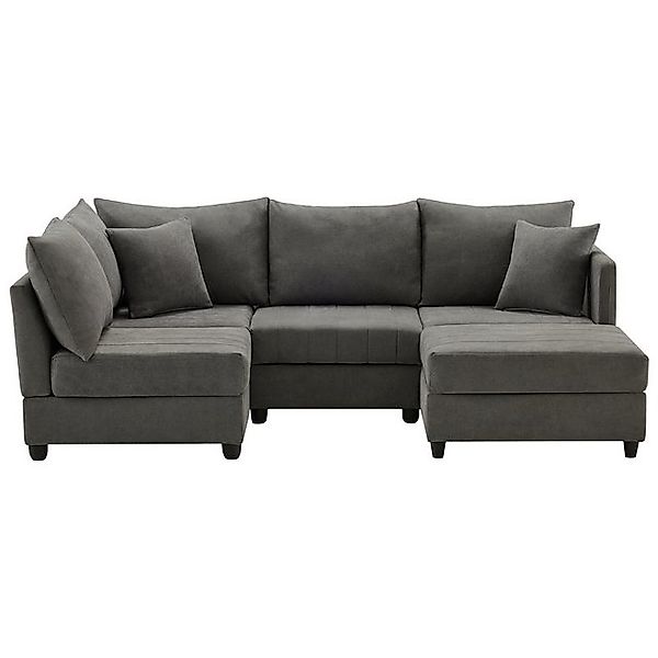 MODFU Schlafsofa für 3-5 Personen, flexibles Design, Polstersofa, Wohnzimme günstig online kaufen
