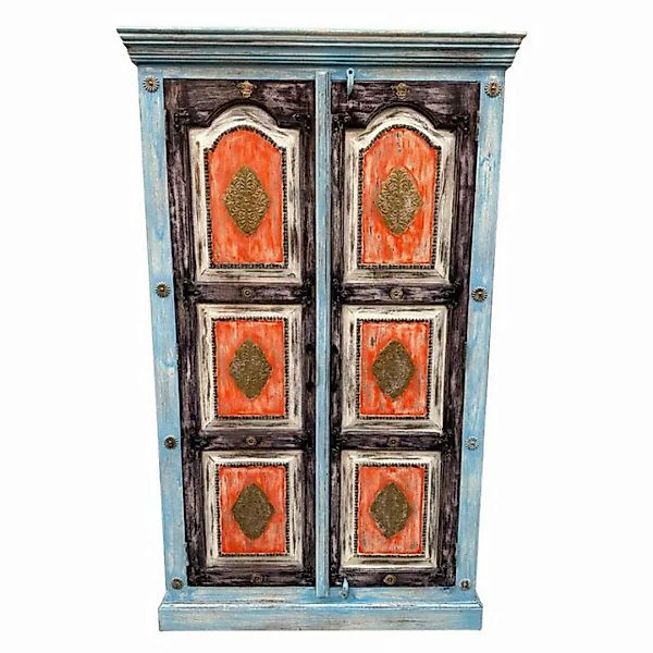 Oriental Galerie Mehrzweckschrank Indischer Schrank Antik 150cm Massivholz, günstig online kaufen