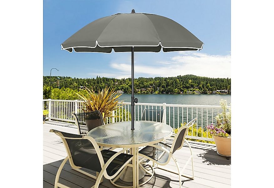 Woltu Sonnenschirm, Belüfteter Strandschirm UPF 50+, Höhenverstellbar und K günstig online kaufen