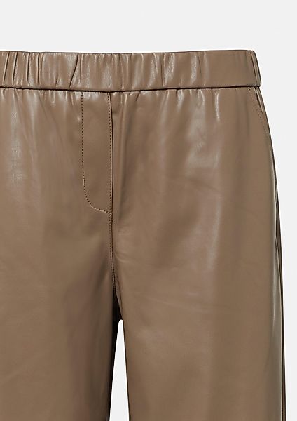 comma 7/8-Hose Verkürzte Hose in Leder-Optik günstig online kaufen