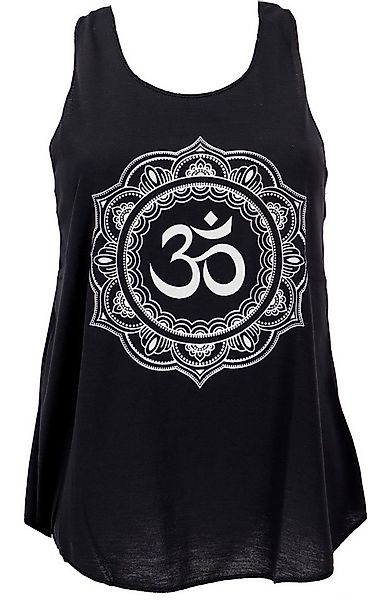Guru-Shop T-Shirt Retro Art Tanktop mit Ethnodruck - OM Mandala.. Ethno Sty günstig online kaufen