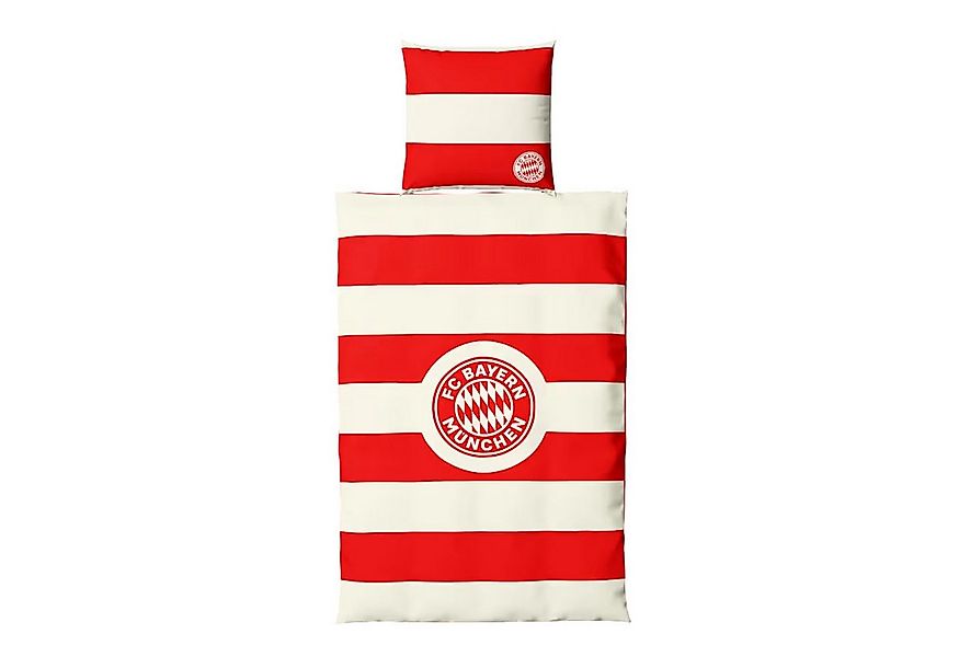 FC Bayern München Wendebettwäsche 100% Baumwolle 135 x 200 cm günstig online kaufen