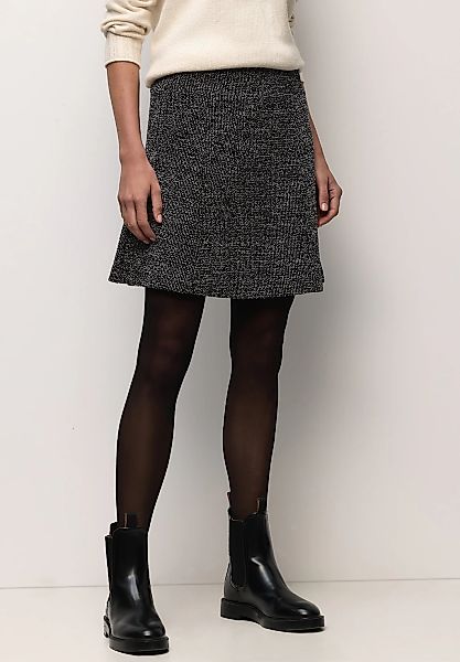 STREET ONE Minirock formstabiler Materialmix günstig online kaufen