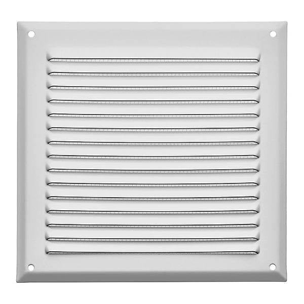 SOTECH Aluminium-Lüftungsgitter 190 x 190 mm Weiß Aufschraubbar mit Insekte günstig online kaufen