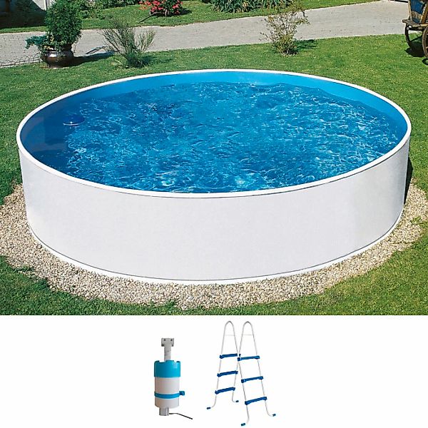 KONIFERA Rundpool "Usedom I inkl. Leiter & Einhängefilter", (Set, 3 tlg.), günstig online kaufen