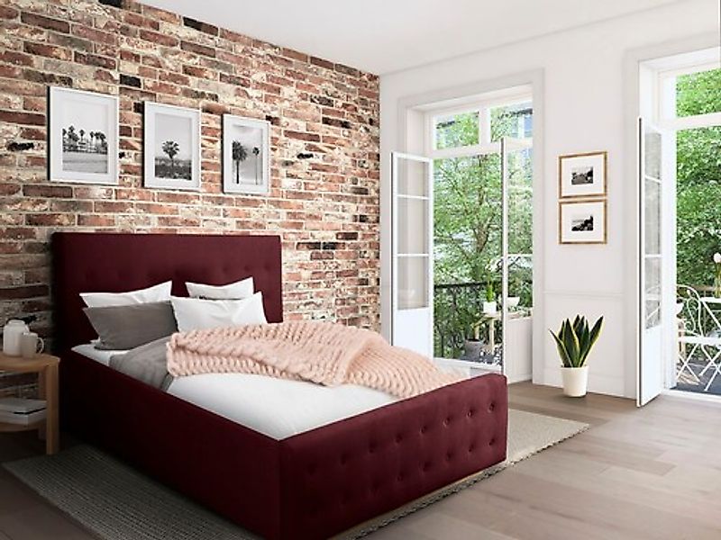 Home affaire Polsterbett "Vaine" in 5 Breiten, auch in Länge 220 cm, incl. günstig online kaufen