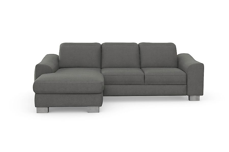 sit&more Ecksofa »Dundee L-Form«, mit Federkern und Edelstahlfüßen, wahlwei günstig online kaufen