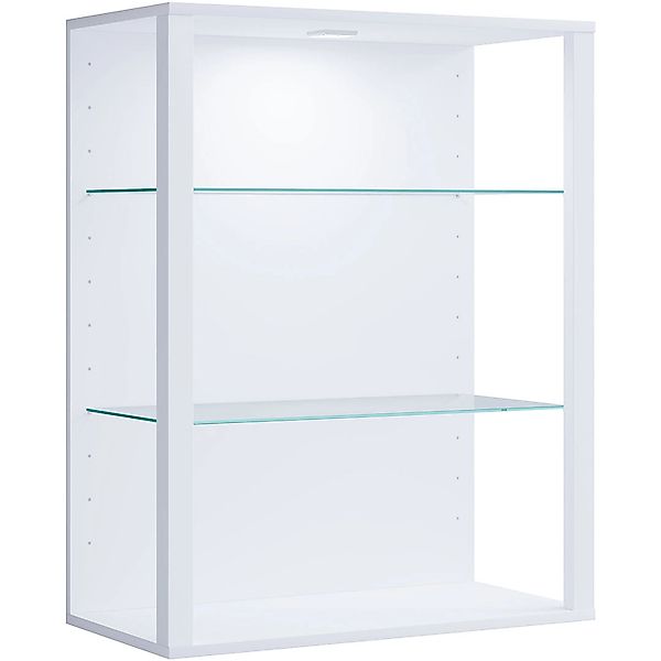 ebuy24 GlasolLW Vitrinenschrank Wandhängend Weiß günstig online kaufen