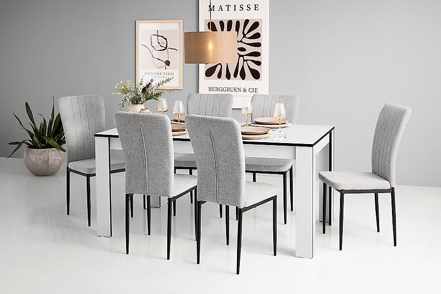 Home affaire Esstisch Bergamo Küchentisch, pflegeleichter Esstisch, erhältl günstig online kaufen