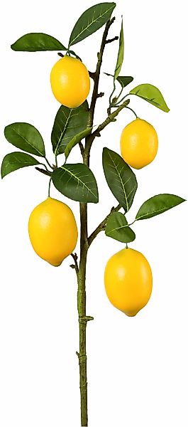 Creativ green Kunstzweig "Zitronenzweig" mit detailgetreuer Gestaltung günstig online kaufen