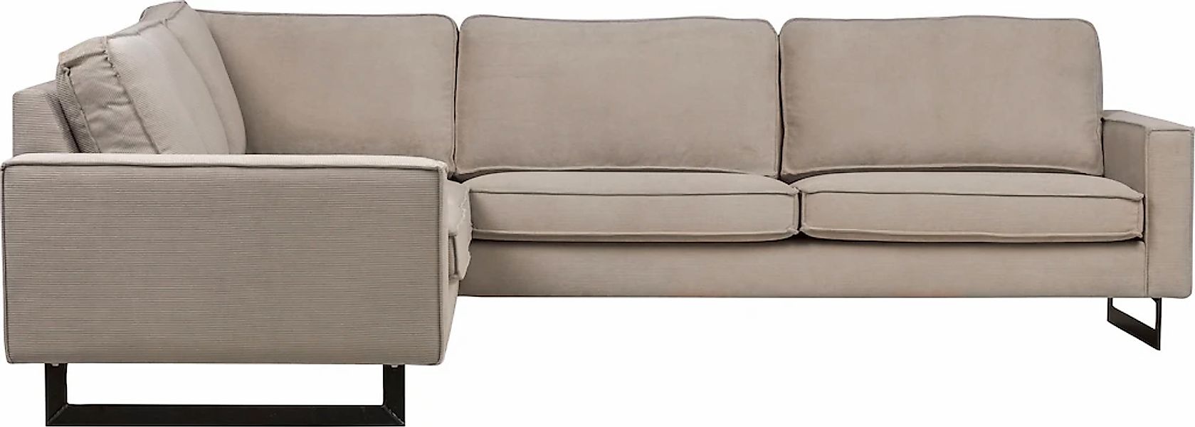 Home affaire Ecksofa "Pinto, XXL, 250/290 cm, langer Schenkel, Ottomane" Co günstig online kaufen