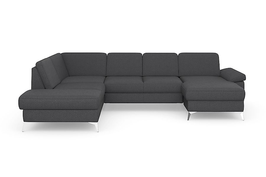 sit&more Wohnlandschaft »Padua U-Form« inklusive Sitztiefenverstellung, Arm günstig online kaufen