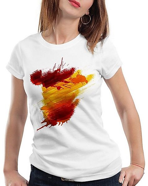 style3 T-Shirt Flagge Spanien Fußball Sport Spain WM EM Fahne günstig online kaufen