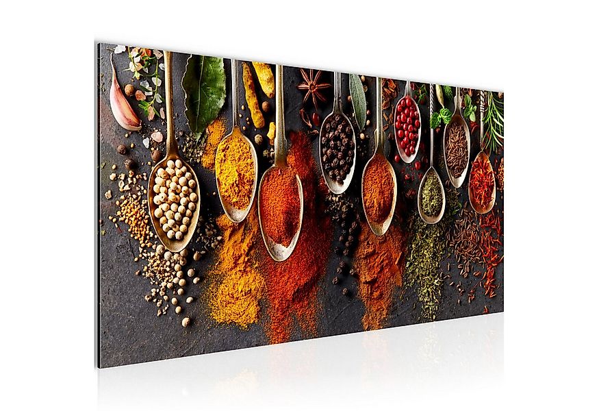 Runa Art Wandbild Küchenbilder Küche Deko Kaffee Braun Beige Deko, Gewürze günstig online kaufen