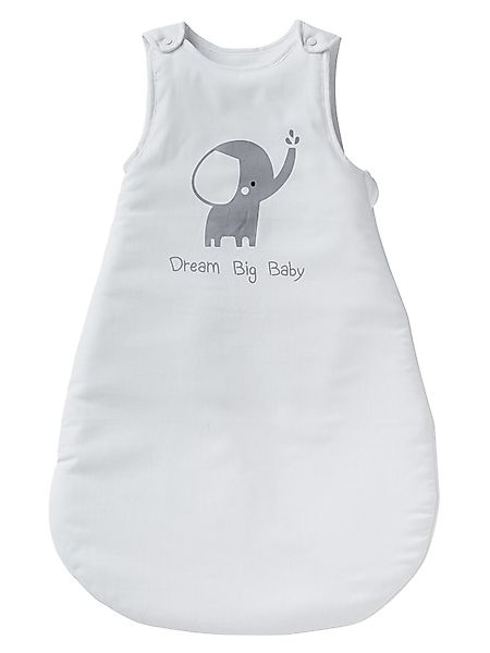 vertbaudet Babyschlafsack Ärmelloser Baby Schlafsack ELEFANTEN, günstig online kaufen
