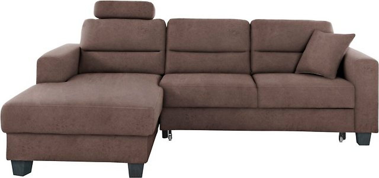 TRENDMANUFAKTUR Ecksofa Chamber, zeitlos und modern, bequem mit hohem Sitzk günstig online kaufen