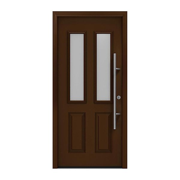EcoStar Haustür Isopro Secur IPS 410S Terrabraun 110 cm x 210 cm DIN R günstig online kaufen