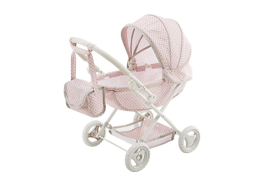 TEAMSON™ KIDS    Puppenwagen mit Verdeck und Ablagefach Rosa günstig online kaufen