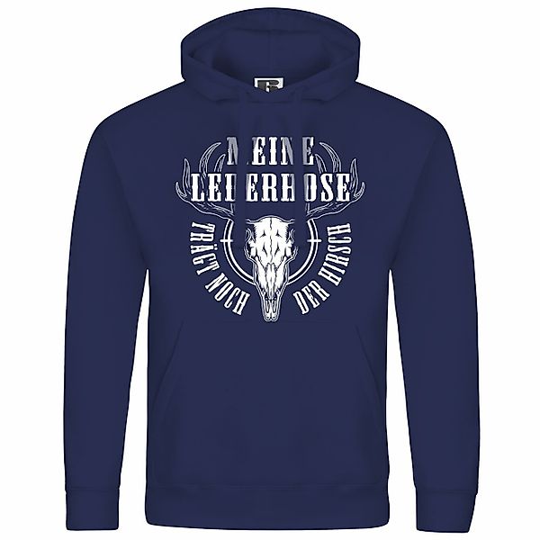 deinshirt Kapuzenpullover Herren Kapuzenpullover Meine Lederhose günstig online kaufen