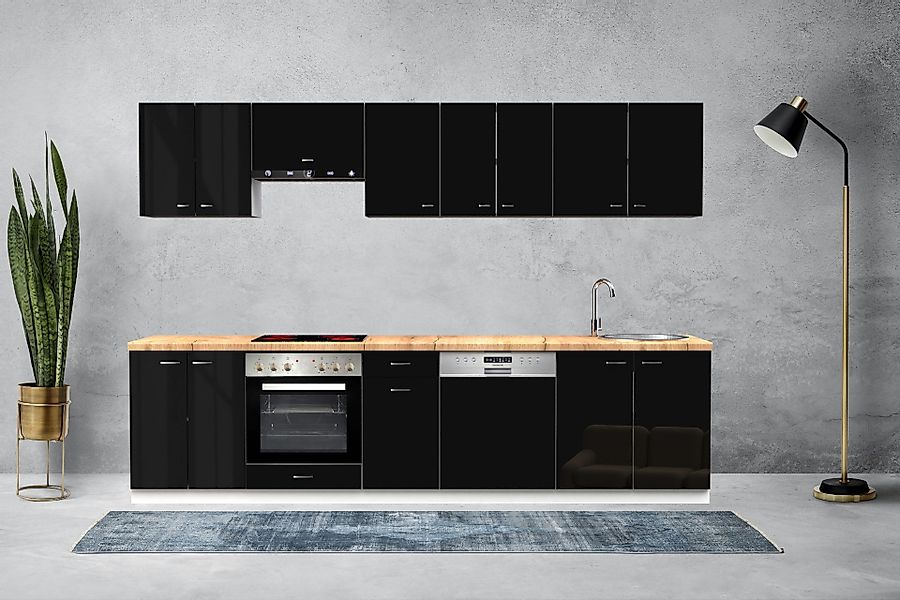 OMILI Küchenzeile OLVIT (Breite 300cm) Fronten 18mm, Softclose,SIND ERWEITE günstig online kaufen