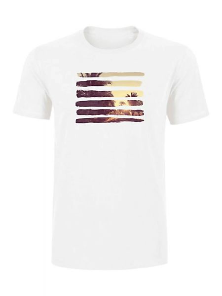 Herren Sommer T-shirt Rolls "Nature Stripes" In Weiß günstig online kaufen