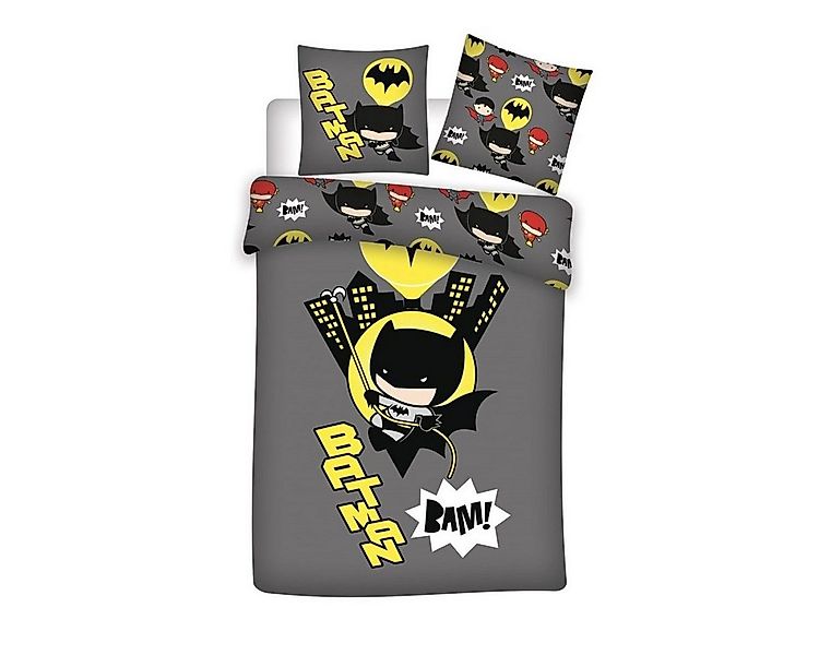 Batman Kinderbettwäsche Batman Bettwäsche Kinder – DC Comics Bettbezug 135x günstig online kaufen