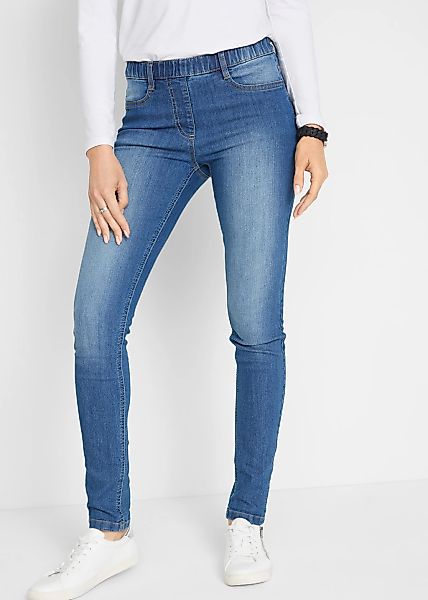 bonprix Jeansjeggings "Jeggings Mid Waist, Bequembund" Jeggings Mid Waist, günstig online kaufen
