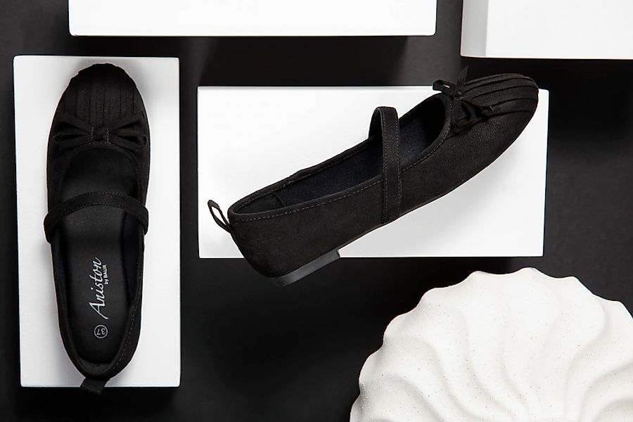 Aniston SHOES Ballerina, Riemchenballerina, Schlupfschuh, Loafer, Slipper - günstig online kaufen