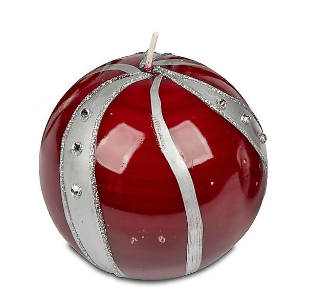 formano Kugelkerze Stimmungsvolle Echtwachskerze Spirale Weiß günstig online kaufen