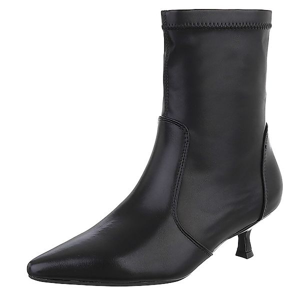 Ital-Design Elegante Stiefeletten mit spitzem Absatz günstig online kaufen