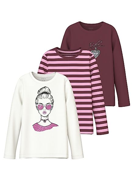 Name It Langarmshirt NKFNIANA 3P LS günstig online kaufen
