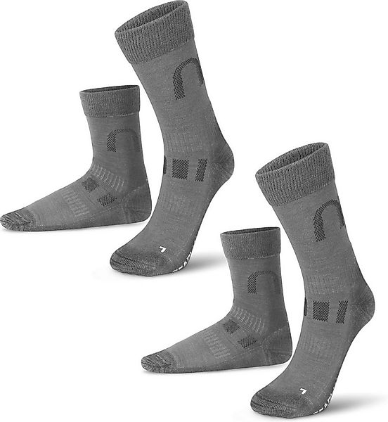 normani Wandersocken 2 Paar Merinowollsocken Wander- und Trekkingsocken (Se günstig online kaufen