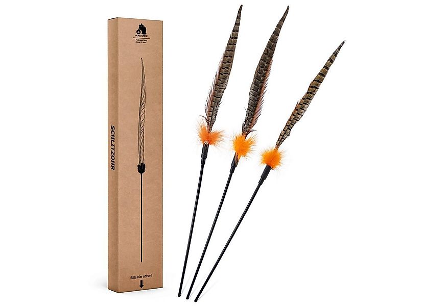 SCHLITZOHR Katzenangel Federstäbe Birdy (3 Stück), Federstab, Federwedel, K günstig online kaufen