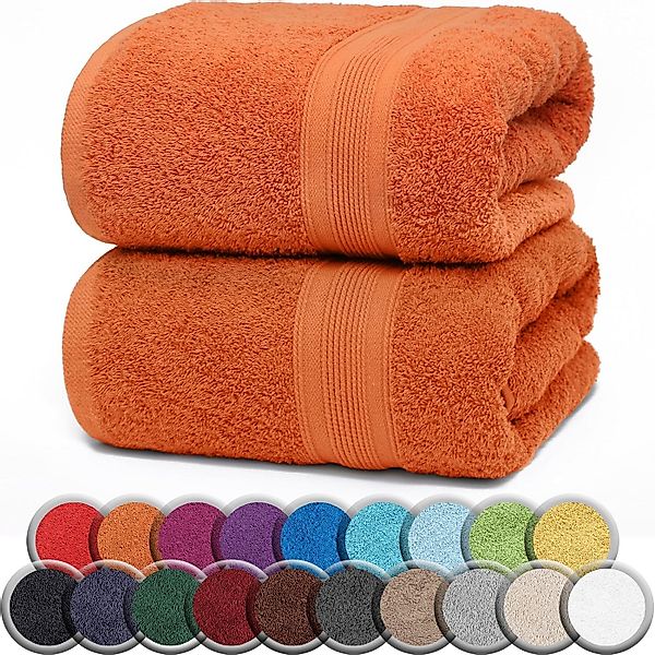 NatureMark Saunatuch Frottier Saunatücher 80x200cm, 100% Baumwolle (2-St), günstig online kaufen