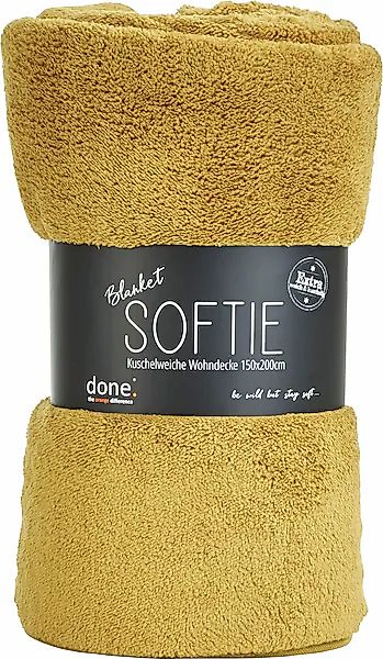 done.® Wohndecke »Softie«, Extra weiche Wohndecke aus softigem Teddy-Stoff, günstig online kaufen