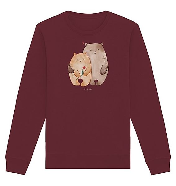 Mr. & Mrs. Panda Longpullover Größe XS Bären Liebe - Burgundy - Geschenk, V günstig online kaufen