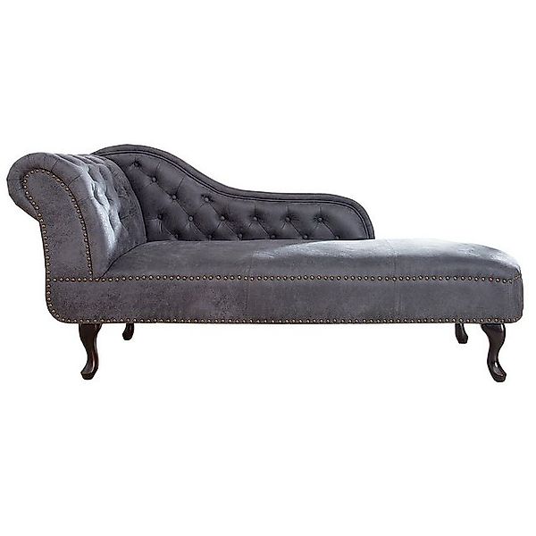 riess-ambiente Recamiere CHESTERFIELD 170cm antik grau, günstig online kaufen