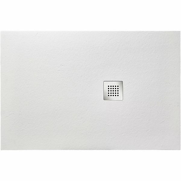 Ottofond Duschwanne Extraflach Strato Rechteck 100 cm x 80 cm Weiß günstig online kaufen