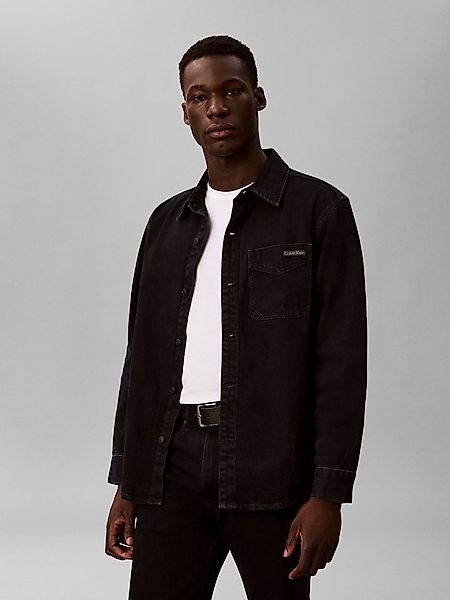 Calvin Klein Jeans Jeanshemd Regular fit mit Rundhalsausschnitt günstig online kaufen