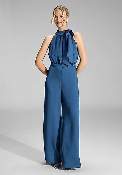 SWING Jumpsuit - Jumpsuit mit Schluppe aus gehämmertem Satin Oberteil in lo günstig online kaufen