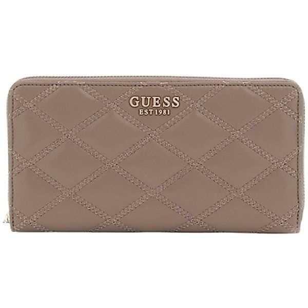 Guess  Geldbeutel TAMSIN SLG SMALL ZIP DARK TAUPE Beige günstig online kaufen