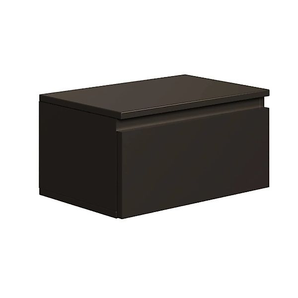 Selsey Nachttisch Bemmi Hängend mit Schublade Schwarz 49 cm günstig online kaufen